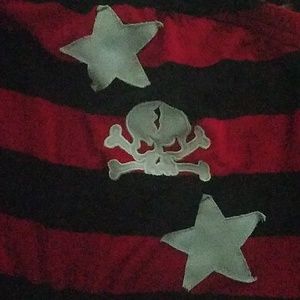 Goth Mini strapless dress